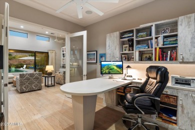 Built in 2020 by Camelot Homes, this original-owner residence in on Sanctuary Golf Course At WestWorld in Arizona - for sale on GolfHomes.com, golf home, golf lot