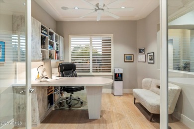 Built in 2020 by Camelot Homes, this original-owner residence in on Sanctuary Golf Course At WestWorld in Arizona - for sale on GolfHomes.com, golf home, golf lot