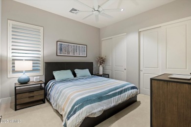 Built in 2020 by Camelot Homes, this original-owner residence in on Sanctuary Golf Course At WestWorld in Arizona - for sale on GolfHomes.com, golf home, golf lot