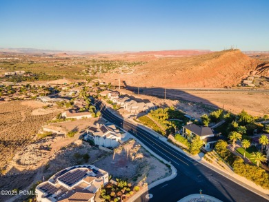 LOT WITH IT ALL: MOUNTAIN, CITY & GOLF COURSE VIEWS! This is on Entrada at Snow Canyon in Utah - for sale on GolfHomes.com, golf home, golf lot