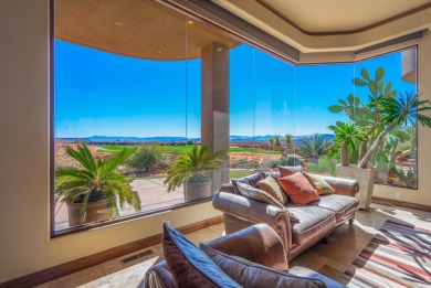 This is definitely a WOW home with STUNNING VIEWS of two on Entrada at Snow Canyon in Utah - for sale on GolfHomes.com, golf home, golf lot