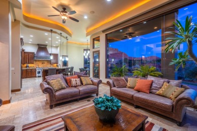This is definitely a WOW home with STUNNING VIEWS of two on Entrada at Snow Canyon in Utah - for sale on GolfHomes.com, golf home, golf lot