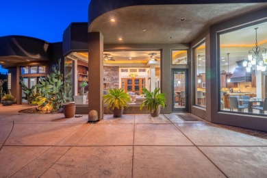 This is definitely a WOW home with STUNNING VIEWS of two on Entrada at Snow Canyon in Utah - for sale on GolfHomes.com, golf home, golf lot