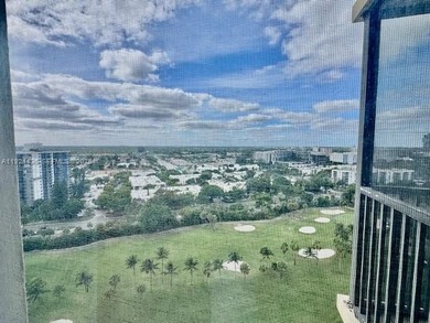 Experience stunning views from this generously sized one-bedroom on Turnberry Isle Resort and Club in Florida - for sale on GolfHomes.com, golf home, golf lot