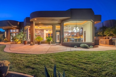 This is definitely a WOW home with STUNNING VIEWS of two on Entrada at Snow Canyon in Utah - for sale on GolfHomes.com, golf home, golf lot