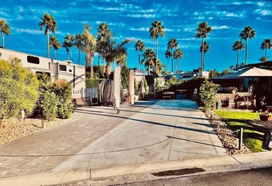 Lot 724 offers an exceptional living experience, beginning with on Outdoor Resorts/Palm Springs in California - for sale on GolfHomes.com, golf home, golf lot