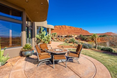 This is definitely a WOW home with STUNNING VIEWS of two on Entrada at Snow Canyon in Utah - for sale on GolfHomes.com, golf home, golf lot