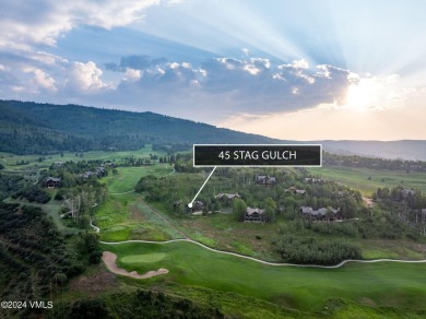 Privately tucked along the 8th & 9th fairways is the stunning 45 on Club At Cordillera Mountain Course in Colorado - for sale on GolfHomes.com, golf home, golf lot