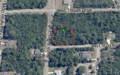 Oversized, corner homesite in Citrus Springs offering an on Pine Ridge Community Golf and Country Club in Florida - for sale on GolfHomes.com, golf home, golf lot