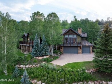 Privately tucked along the 8th & 9th fairways is the stunning 45 on Club At Cordillera Mountain Course in Colorado - for sale on GolfHomes.com, golf home, golf lot