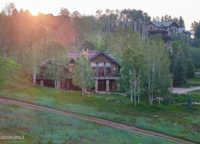 Privately tucked along the 8th & 9th fairways is the stunning 45 on Club At Cordillera Mountain Course in Colorado - for sale on GolfHomes.com, golf home, golf lot