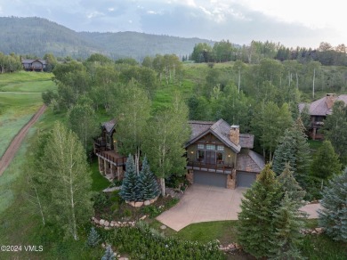 Privately tucked along the 8th & 9th fairways is the stunning 45 on Club At Cordillera Mountain Course in Colorado - for sale on GolfHomes.com, golf home, golf lot