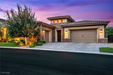 Located in the exclusive guard-gated Southern Highlands Golf on Southern Highlands Golf Club in Nevada - for sale on GolfHomes.com, golf home, golf lot