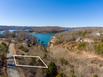 Building lot with excellent lake views of beautiful Norris Lake on La Follette Country Club in Tennessee - for sale on GolfHomes.com, golf home, golf lot