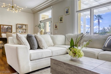 Inside exclusive gates of Canyon Gate, this elegant golf villa on Canyon Gate Country Club in Nevada - for sale on GolfHomes.com, golf home, golf lot