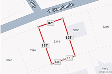 Great opportunity to own a 0.23 acre homesite in Citrus Springs on Pine Ridge Community Golf and Country Club in Florida - for sale on GolfHomes.com, golf home, golf lot
