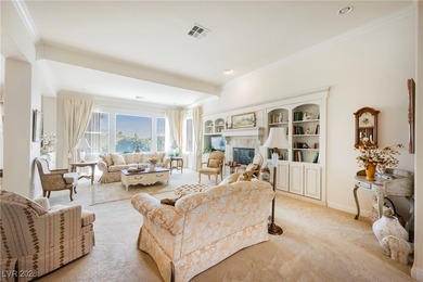 Nestled on the golf course in the prestigious guard-gated Red on Red Rock Country Club in Nevada - for sale on GolfHomes.com, golf home, golf lot