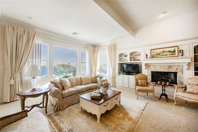 Nestled on the golf course in the prestigious guard-gated Red on Red Rock Country Club in Nevada - for sale on GolfHomes.com, golf home, golf lot