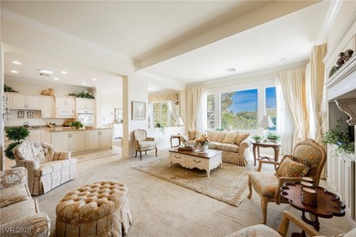 Nestled on the golf course in the prestigious guard-gated Red on Red Rock Country Club in Nevada - for sale on GolfHomes.com, golf home, golf lot