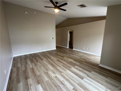 This beautifully renovated home in Citrus Springs boasts a range on Citrus Springs Country Club in Florida - for sale on GolfHomes.com, golf home, golf lot
