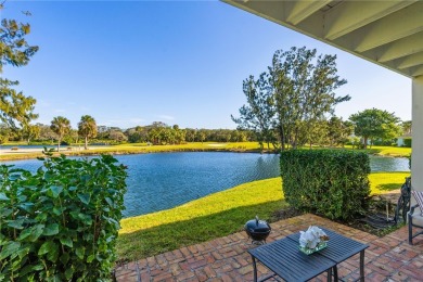 Lake & Golf Front views from this fabulous townhouse, just steps on Moorings Golf Club in Florida - for sale on GolfHomes.com, golf home, golf lot