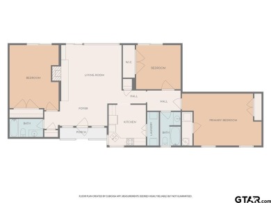 Discover the potential in this 3 bedroom, 2 bath home tucked on Hide-A-Way Lake Golf Course in Texas - for sale on GolfHomes.com, golf home, golf lot
