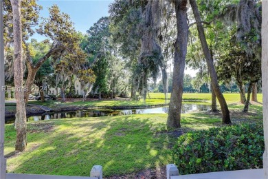 Shipyard villa with lagoon to golf views! This 2 bedroom, 2.5 on Shipyard Golf Club in South Carolina - for sale on GolfHomes.com, golf home, golf lot