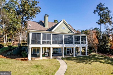 Welcome to this stunning Lake Oconee retreat located on on Harbor Club Golf and Country Club in Georgia - for sale on GolfHomes.com, golf home, golf lot