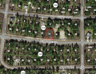 Oversized quarter-acre homesite in Citrus Springs offering an on Citrus Springs Country Club in Florida - for sale on GolfHomes.com, golf home, golf lot