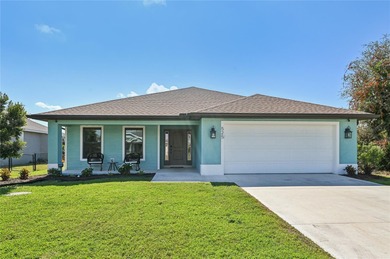 Built in 2022 and located in the desirable community of Rotonda on Rotonda Golf and Country Club The Palms Course in Florida - for sale on GolfHomes.com, golf home, golf lot