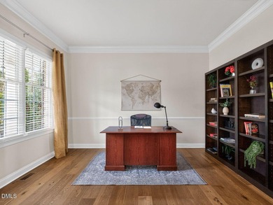 Recently updated and move-in ready, this stunning 4-bedroom, 3 on Brier Creek Country Club in North Carolina - for sale on GolfHomes.com, golf home, golf lot