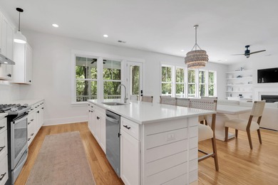 Enjoy coastal living in this better-than-new home on a private on Charleston National Golf Club in South Carolina - for sale on GolfHomes.com, golf home, golf lot