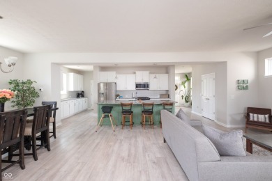 Discover modern comfort in this 6-year-old home, designed for on The Fort Golf Course in Indiana - for sale on GolfHomes.com, golf home, golf lot