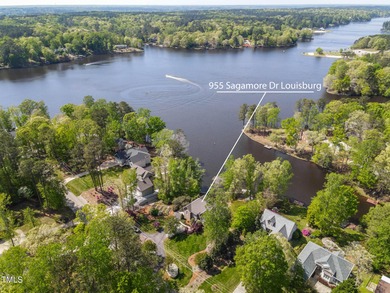 Priced to Sell! Stunning Waterfront Home on Rare Double Lot in on River Golf and Country Club at Lake Royale in North Carolina - for sale on GolfHomes.com, golf home, golf lot