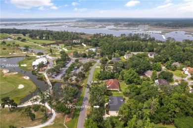 Coastal Living on Oak Grove Island - 5BR Home Across from on Oak Grove Island Golf and Country Club in Georgia - for sale on GolfHomes.com, golf home, golf lot