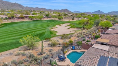 The backyard VIEWS are incredibe! The main house offers 2 on Anthem Golf and Country Club  in Arizona - for sale on GolfHomes.com, golf home, golf lot