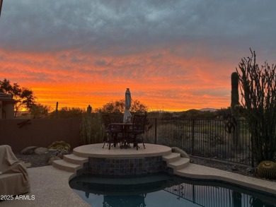 The backyard VIEWS are incredibe! The main house offers 2 on Anthem Golf and Country Club  in Arizona - for sale on GolfHomes.com, golf home, golf lot