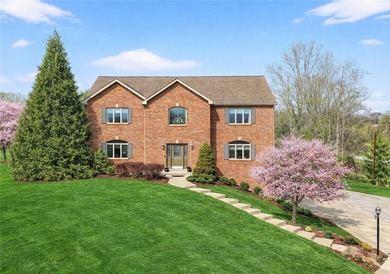 Exquisite 4BR, 5BA residence in Peters Township, perfectly on Scenic Valley Golf Course in Pennsylvania - for sale on GolfHomes.com, golf home, golf lot