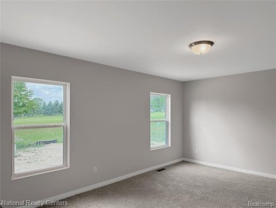 Award winning Clearview Homes just broke ground on this on Rolling Hills Golf Club in Michigan - for sale on GolfHomes.com, golf home, golf lot