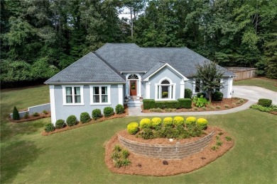 Exceptionally private 1+ acre setting ranch home w/ HUGE on Collins Hill Golf Club in Georgia - for sale on GolfHomes.com, golf home, golf lot