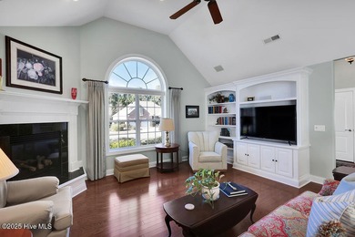 Serene nature views await you in this stunning brick home on Cape Fear National At Brunswick Forest in North Carolina - for sale on GolfHomes.com, golf home, golf lot