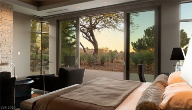 This legacy, desert estate sits perfectly on an elevated lot on on Southern Highlands Golf Club in Nevada - for sale on GolfHomes.com, golf home, golf lot