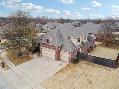 Stunning home situated in the prestigious master-planned FOREST on Forest Ridge Golf Club in Oklahoma - for sale on GolfHomes.com, golf home, golf lot