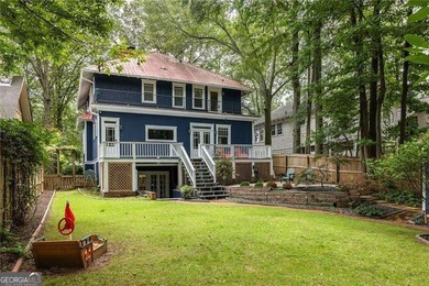 Perched proudly atop a hill in the heart of Candler Park, this on Candler Park Golf Course in Georgia - for sale on GolfHomes.com, golf home, golf lot