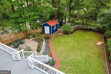Perched proudly atop a hill in the heart of Candler Park, this on Candler Park Golf Course in Georgia - for sale on GolfHomes.com, golf home, golf lot