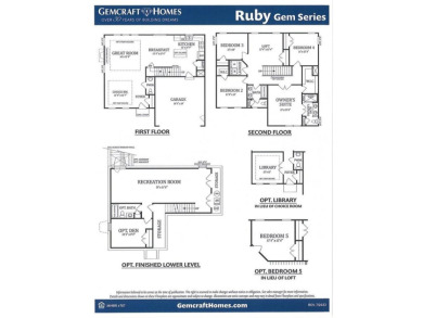 Ruby A Elevation offered by Gemcraft Homes. Two -Story on Captains Cove Golf and Yacht Club in Virginia - for sale on GolfHomes.com, golf home, golf lot