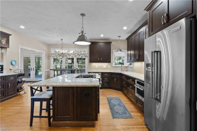 This luxurious brick home is nestled in the prestigious Church on Bayville Golf Club in Virginia - for sale on GolfHomes.com, golf home, golf lot