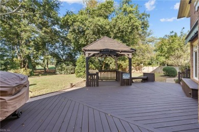 This luxurious brick home is nestled in the prestigious Church on Bayville Golf Club in Virginia - for sale on GolfHomes.com, golf home, golf lot