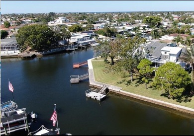 This Key West style Elevated home did not flood during hurricane on Gulf Harbors Golf Course in Florida - for sale on GolfHomes.com, golf home, golf lot