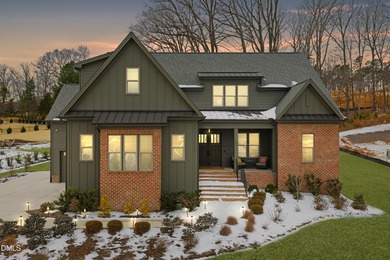 Stunning custom ''Brighton Farmhouse'' by Homes By Dickerson in on Croasdaile Country Club in North Carolina - for sale on GolfHomes.com, golf home, golf lot